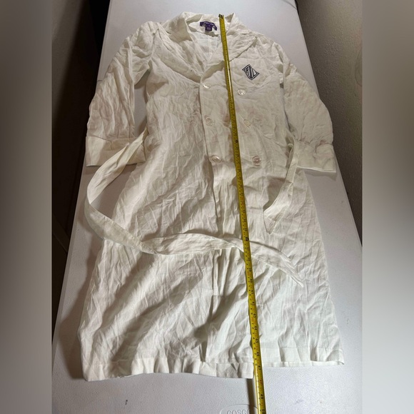 Ralph Lauren Purple Label Cream Trench Coat - Picture 12 of 12